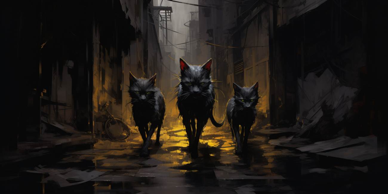 Koty dachowce czarne