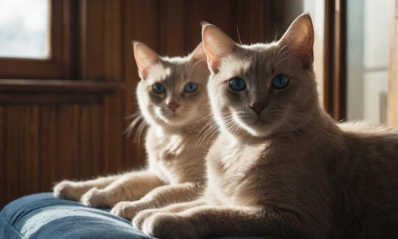 Koty niebieskie oczy